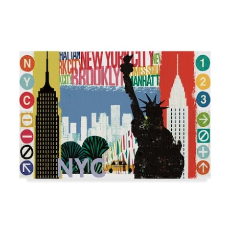 Michael Mullan 'New York City Life I' Canvas Art,12x19